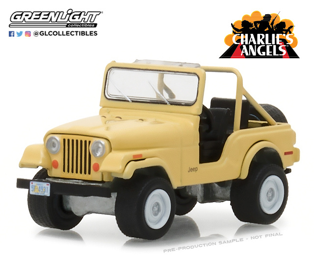 Jeep CJ-5 Los Angeles de Charlie (1976) Greenlight 44800C 1/64 