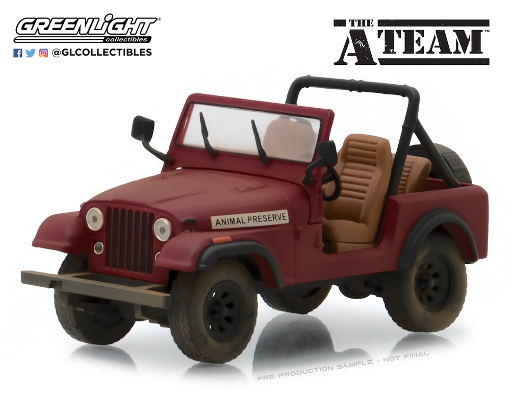 Jeep CJ-7 serie tv - El Equipo A (1983) Greenlight 86528 escala 1/43 