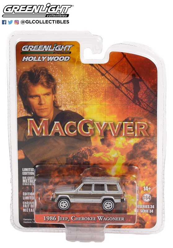 Jeep Cherokee Wagoneer - MacGyver (1986) Greenlight 44940C 1/64 