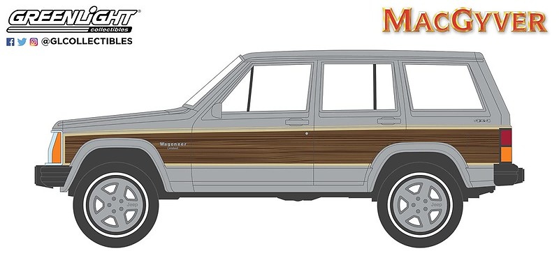 Jeep Cherokee Wagoneer - MacGyver (1986) Greenlight 44940C 1/64 