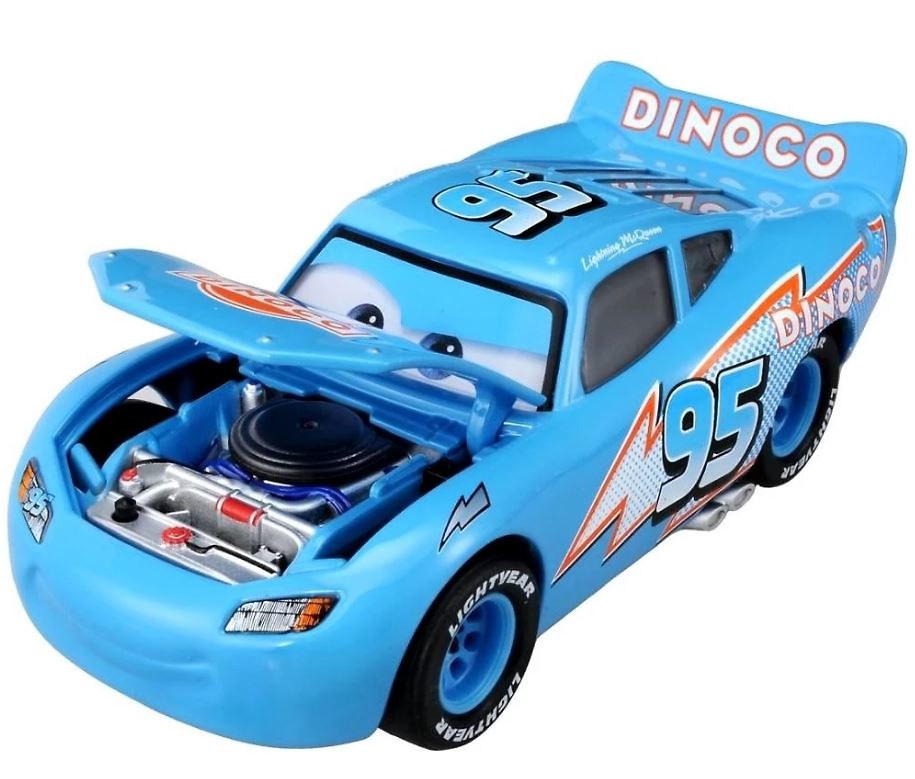 Lighting McQueen (Dinoco Type) Disney Cars Tomica C-02 169955 escala 1/64 