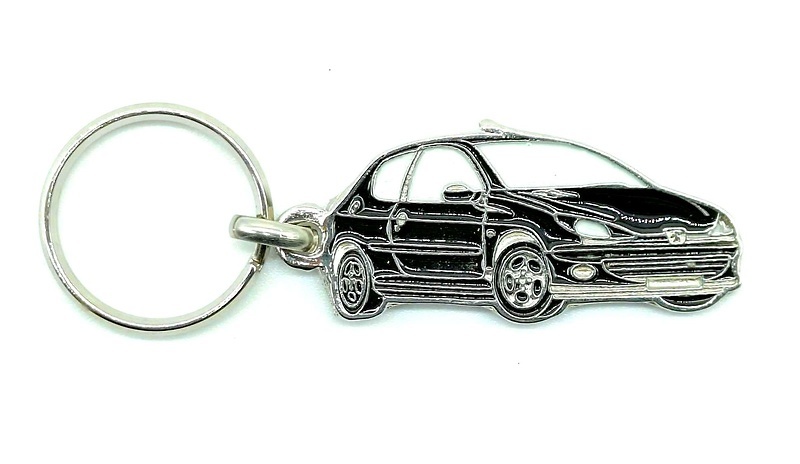 Llavero Esmaltado Peugeot 206 (1999-06) 