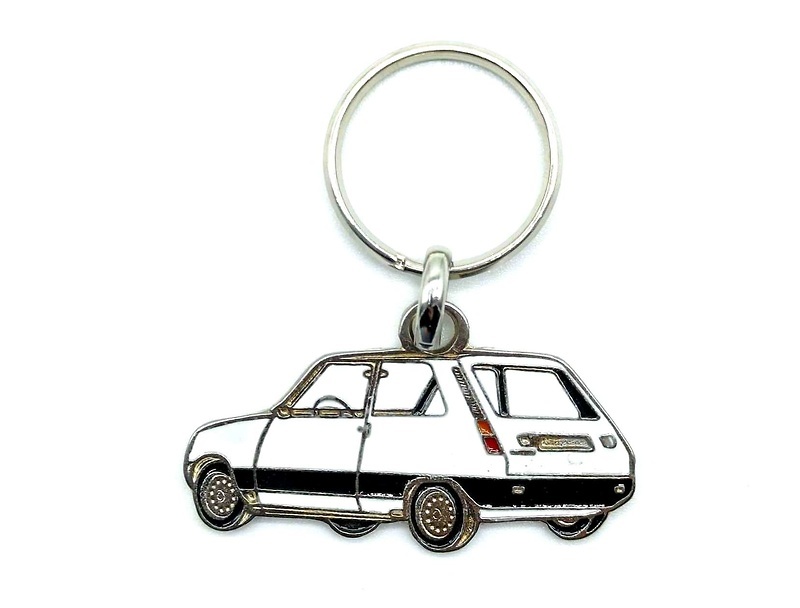 Llavero Esmaltado Renault 5 (1972-83) trasera 