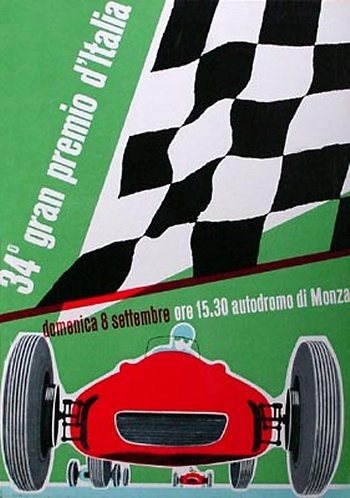 Poster del GP. de Italia de 1963 