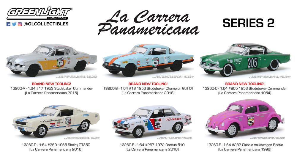 La Carrera Panamericana Series 2 Greenlight 1/64 