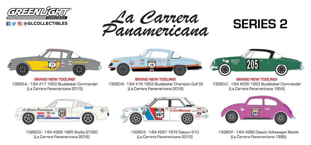 La Carrera Panamericana Series 2 Greenlight 1/64 