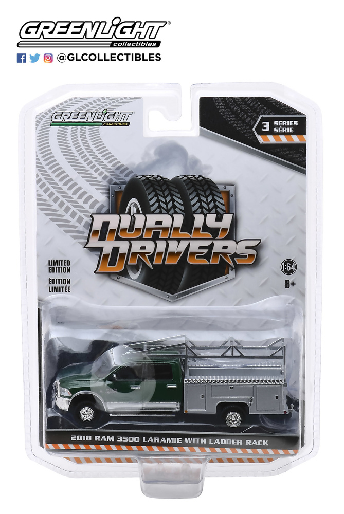 Lote de 6 unidades Dually Drivers Series 3 Greenlight 46030 1/64 