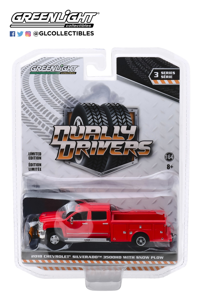 Lote de 6 unidades Dually Drivers Series 3 Greenlight 46030 1/64 