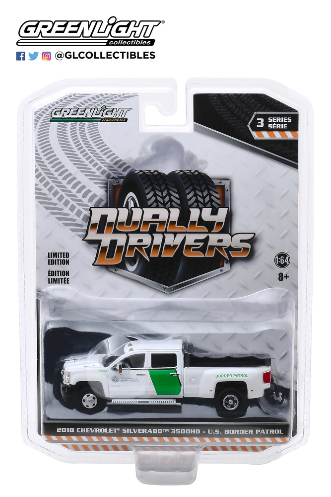 Lote de 6 unidades Dually Drivers Series 3 Greenlight 46030 1/64 