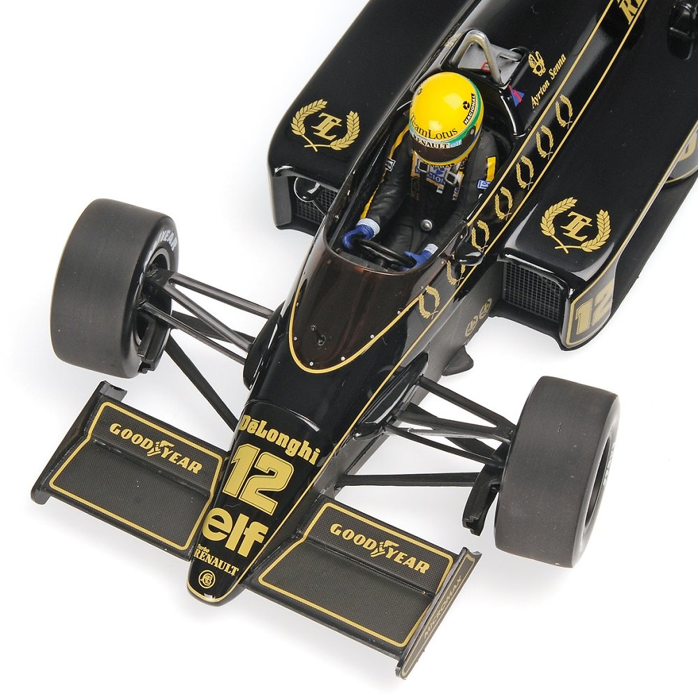Lotus 98T nº 12 Ayrton Senna (1986) Minichamps 1/18