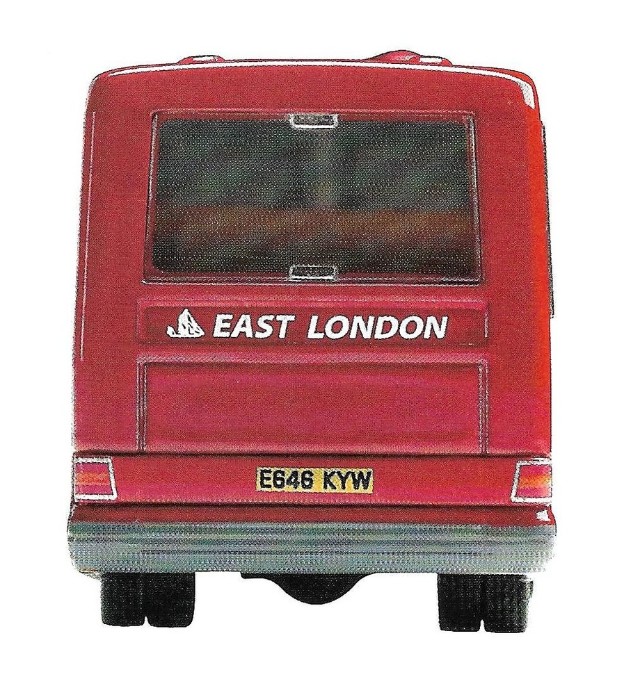 MCW Metrorider East London Buses (1988) PC 1/76 