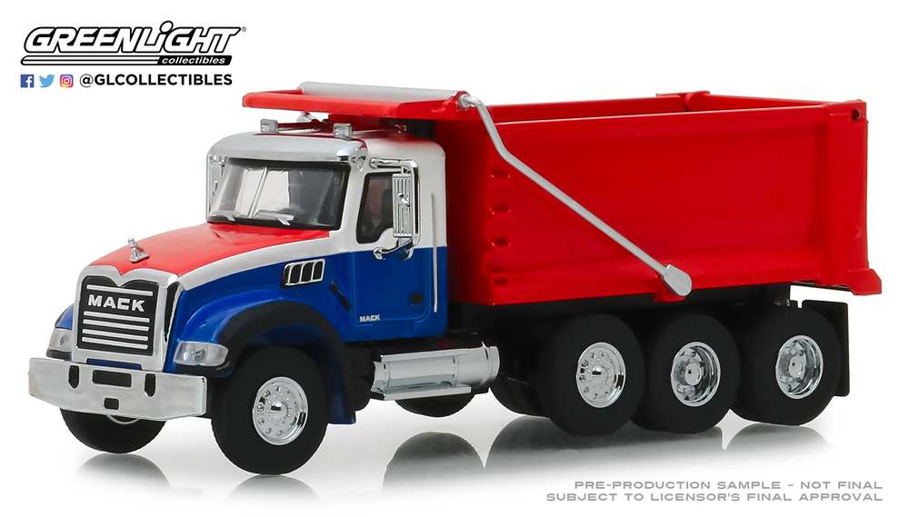 Mack Granite Camión Volquete (2019) Greenlight 45060B 1/64 