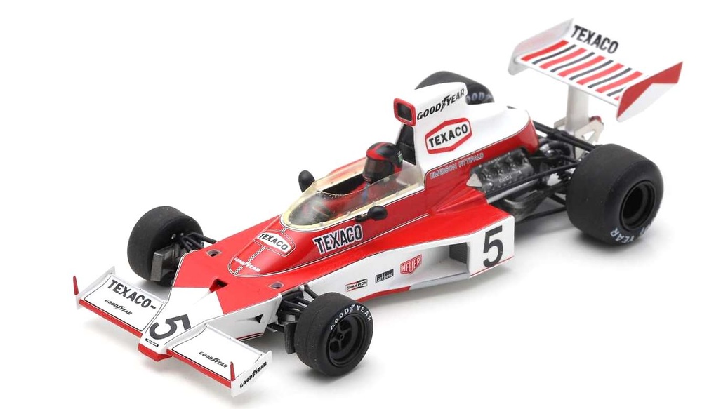 Monoplaza Formula Uno Team McLaren M23 Gran Premio de Mónaco nº 5 Emerson Fittipaldi 1974 Spark S7147 escala 1:43 