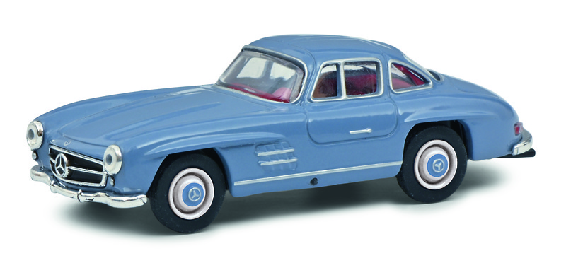 Mercedes Benz 300 SL Gullwing (1955) Schuco 452027600 escala 1/64 