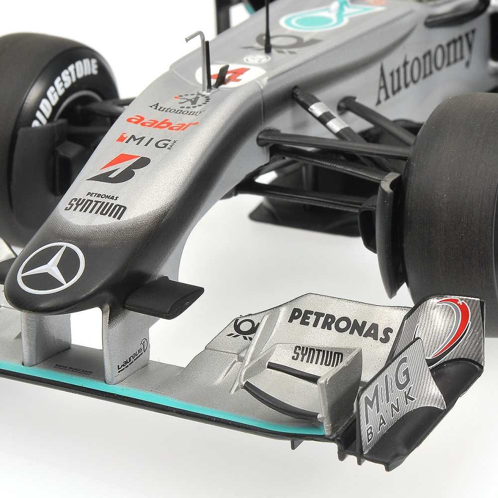 Mercedes W01 nº 4 Nico Rosberg (2010) Minichamps 110100004 1/18 