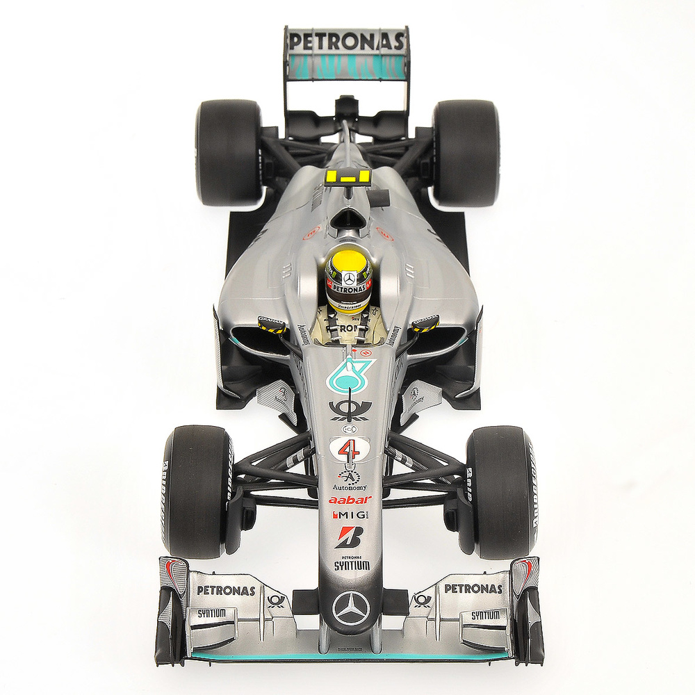 Mercedes W01 nº 4 Nico Rosberg (2010) Minichamps 110100004 1/18 