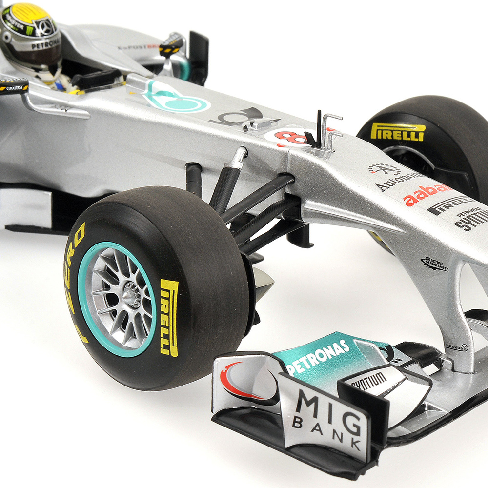 Mercedes W02 nº 8 Nico Rosberg (2011) Minichamps 110110008 1/18 