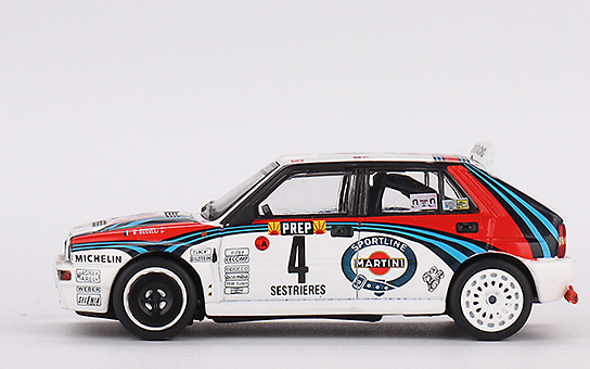 Lancia Delta HF Integrale Evoluzione n. 4 vencedor Rally Monte Carlo D. Auriol - B. Occelli (1992) TSM 1/64 