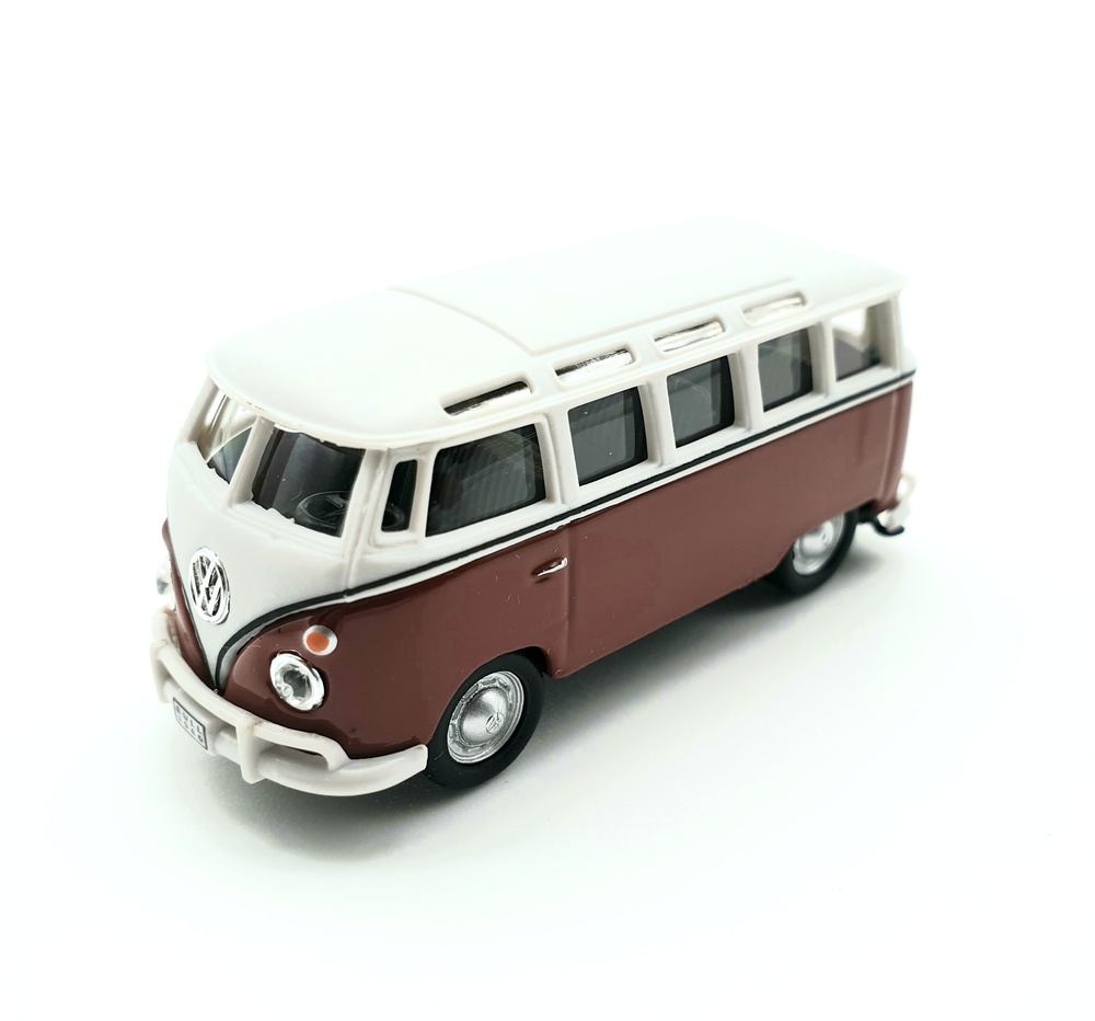 Miniatura Volkswagen T1 Bus Samba (1960) Cararama escala 1/72 