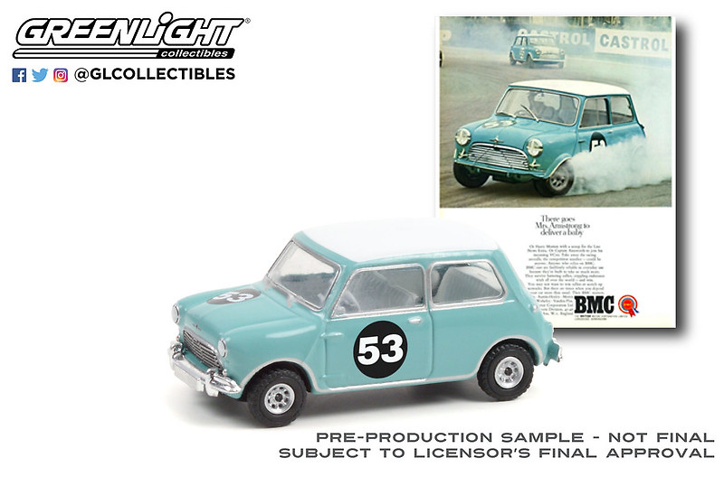 Morris Mini Cooper S nº 53 (1967) Greenlight 39080B 1/64 