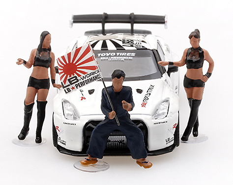 Mr. Kato & Show Girls Tipo A TSM Model MGTAC04 1/64 