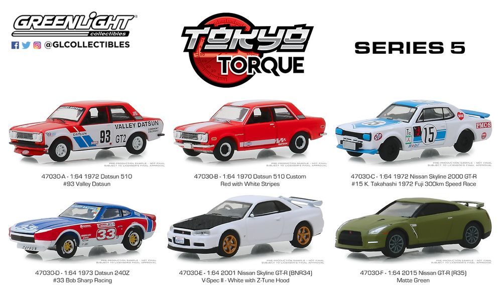 Tokyo Torque serie 5 Greenlight 47030 1/64 