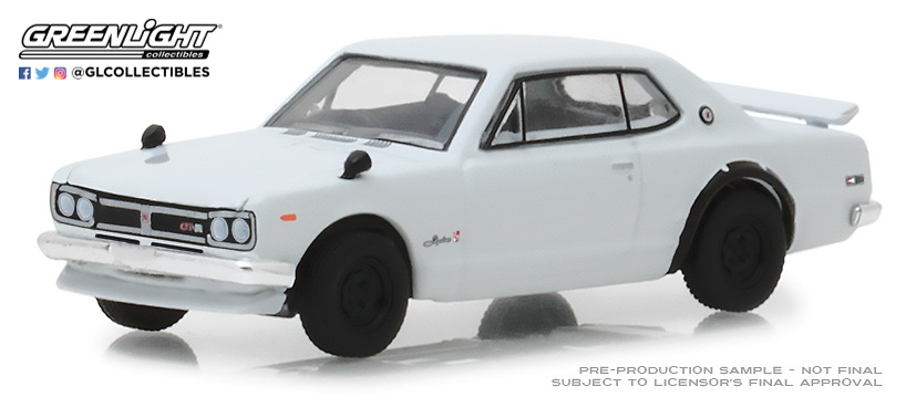 Nissan Skyline 2000 GT-R (1971) 47020B Greenlight 1/64 