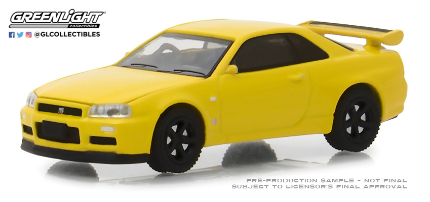 Nissan Skyline GT-R -BNR34- (2001) Greenlight 47020F 1/64 