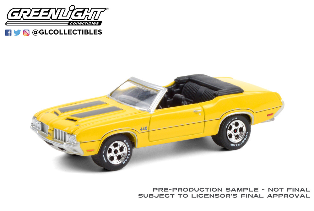 Oldsmobile 442 Convertible (1970) Greenlight 37220C 1/64 