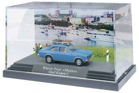 Opel Kadett C (1977) Mini-diorama Busch 42104 1/87 