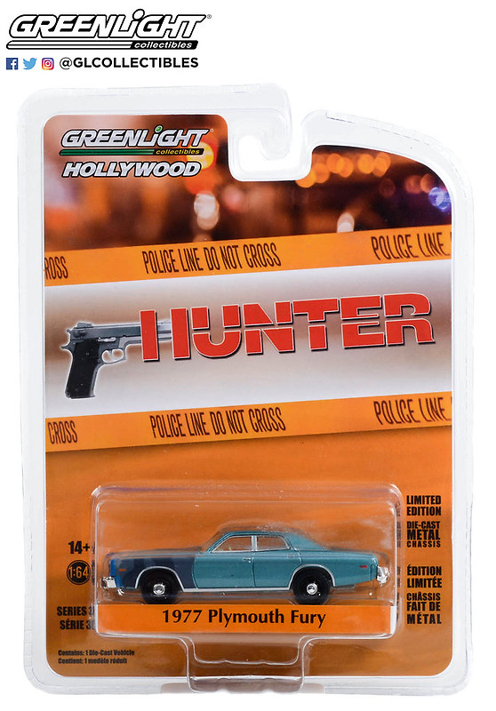 Plymouth Fury (1977) Sgto. Rick Hunter´s Greenlight 44960B 1/64 