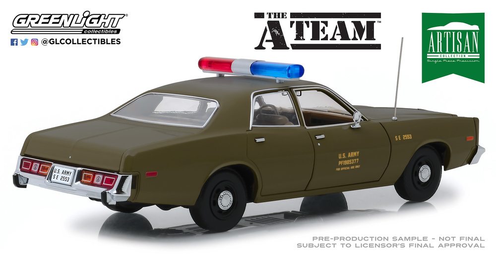 Plymouth Fury U.S. Army Police 