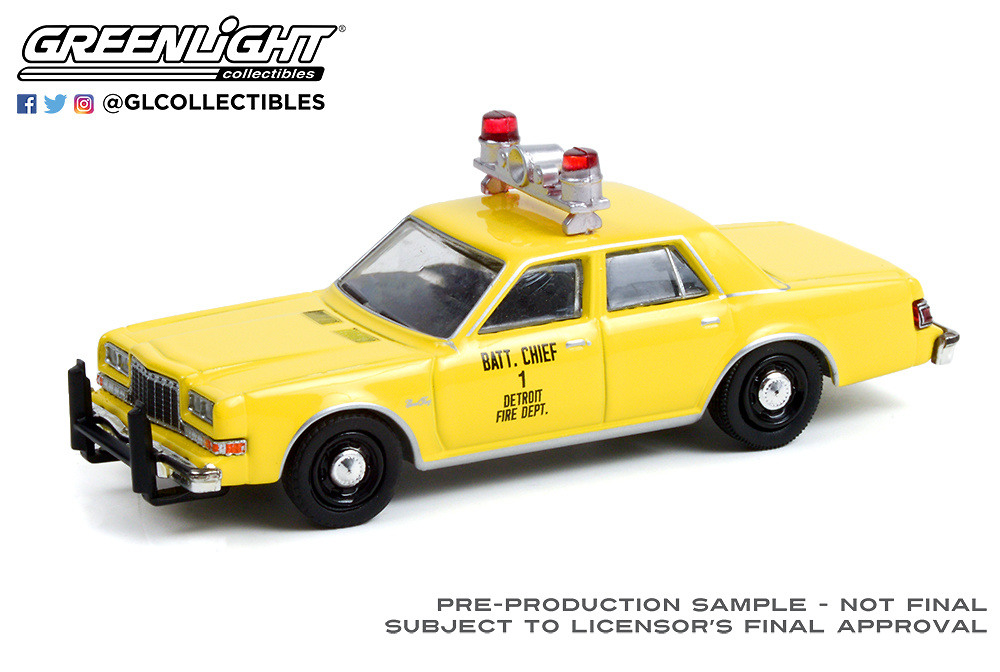 Plymouth Gran Fury - Jefe bomberos de Detroit (1982) Greenlight 67020C 1/64 