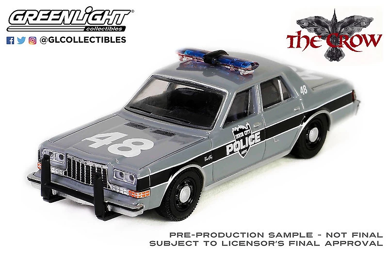 Plymouth Gran Fury - Pelicula El Cuervo - Inner City Policía (1984) Greenlight 1/64 62020E 