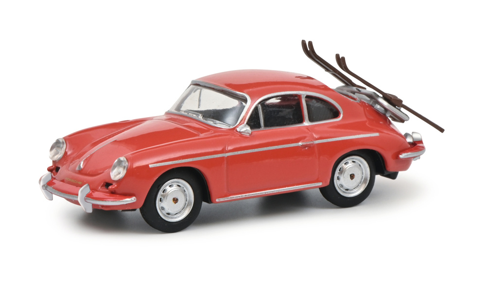 Porsche 356 con esquís (1962) Schuco 452034900 1/64 