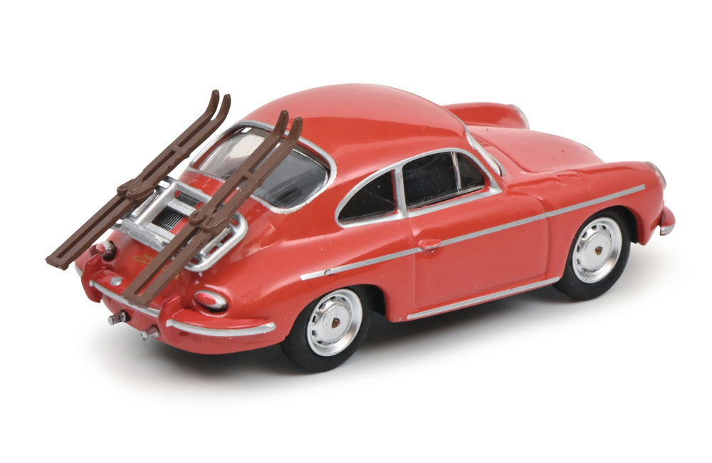 Porsche 356 con esquís (1962) Schuco 452034900 1/64 