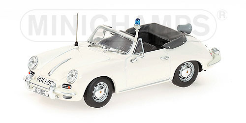 Porsche 356C Cabriolet Policia Dusseldorf (1965) Minichamps 1/43 