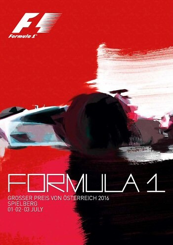 Poster GP. F1 de Austria de 2016 