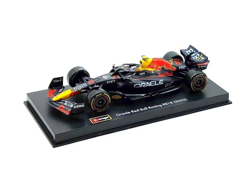 Red Bull RB18 nº 11 Sergio Pérez (2022) con piloto Bburago 1/43 