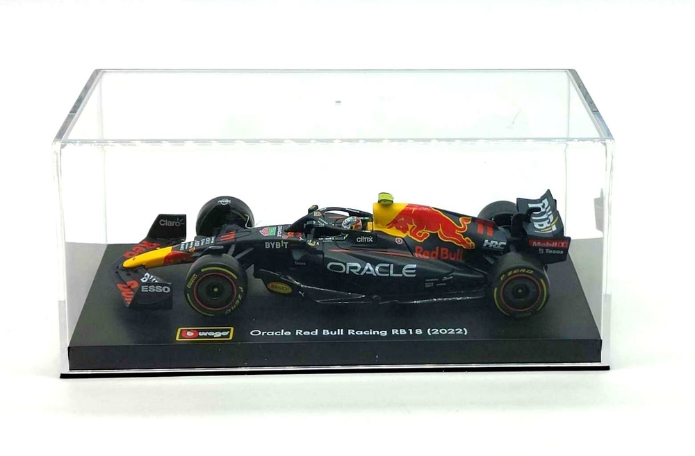 Red Bull RB18 nº 11 Sergio Pérez (2022) con piloto Bburago 1/43 