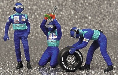 Sauber Pitstop Neumáticos delanteros (2002) Minichamps 343100032 1/43 