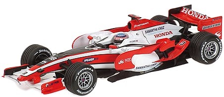 Super Aguri SA08 nº 18 Takuma Sato (2008) Minichamps 400080018 1/43 