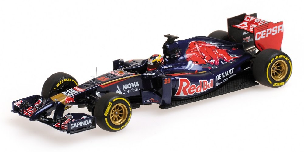 Toro Rosso STR9 nº 25 Jean-Eric Vergne (2014) Minichamps 417140025 1:43 