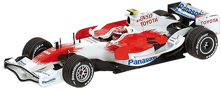 Toyota TF108 nº 12 Timo Glock (2008) Minichamps 400080012 1/43 