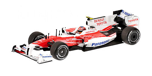 Toyota TF109 nº 10 Timo Glock (2009) Minichamps 400090010 1/43 