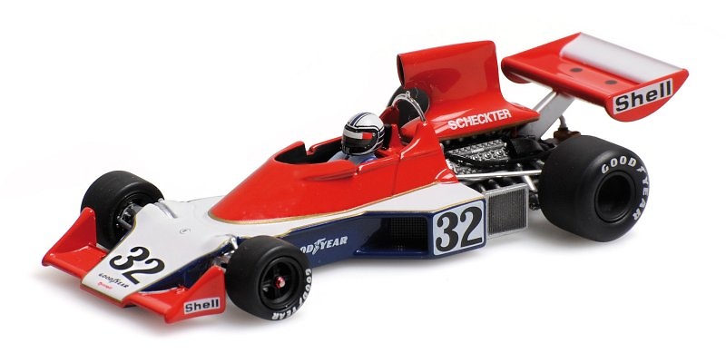 Tyrrell 007 nº 32 Ian Scheckter (1975) Minichamps 400750032 1:43 