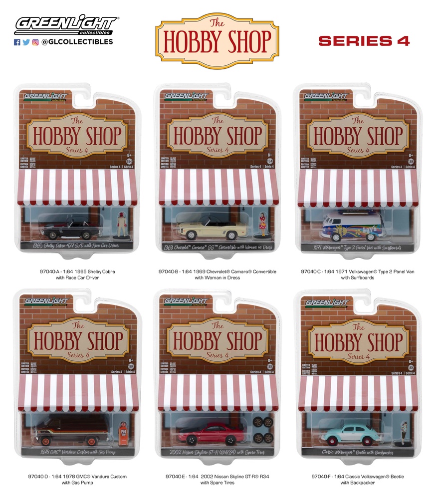 The Hobby Shop series 4 Greenlight 97040 1/64 