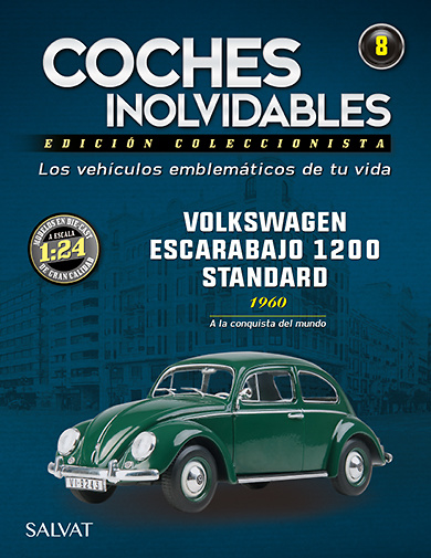 Volkswagen Escarabajo 1200 Standard (1960) Salvat 1/24 