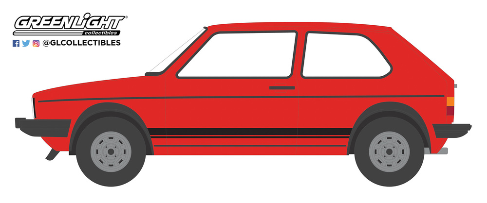 Volkswagen Golf GTI de 1982 47080B Greenlight 1/64 