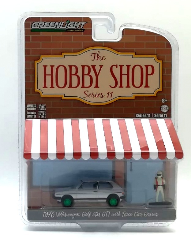 Volkswagen Golf GTI serie 1 con figura de piloto (1976) Green Machine 97110C 1/64 